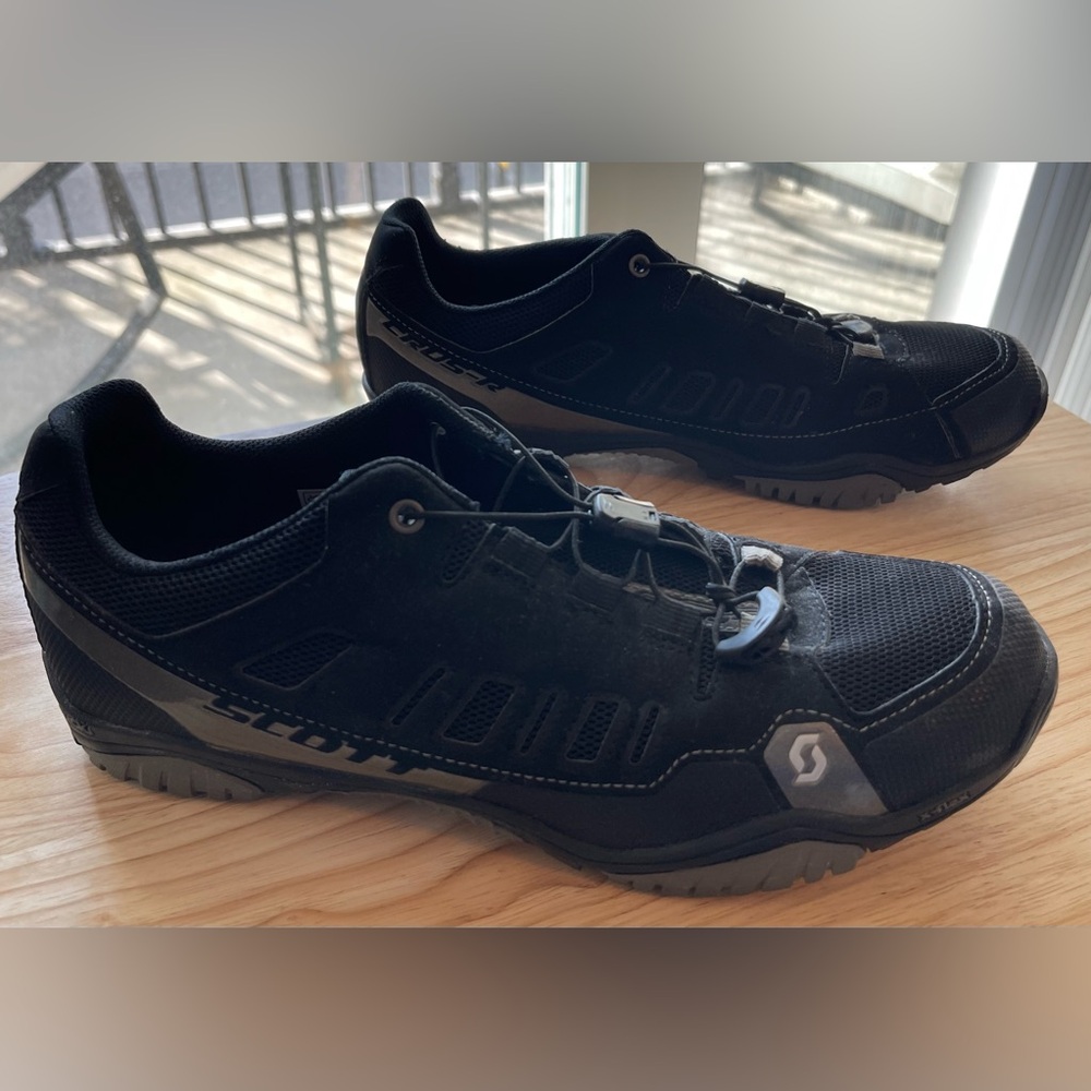 Scott - Crus-R Mountain Bike Shoes, Black & Grey/Silver, 9.5M